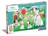CLEMENTONI - Puzzle - Disney Animals - Maxi 24 Pieces - Age: 3