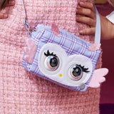 Purse Pets, Print Perfect Hoot Couture Owl, Interactive Pet Toy and Handbag with over 30 Sounds and Reactions, Kids Toys for Girls Ages 5 and up